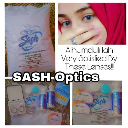 Optiano Color lenses Plain an Power with Free Solution Kit photo review